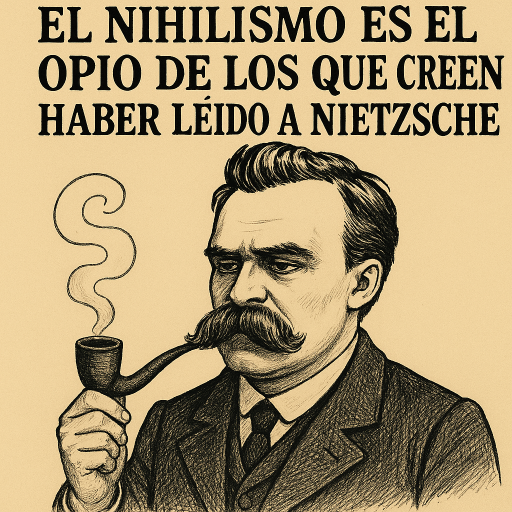 Cover Image El nihilismo es el opio de los que creen haber leído a Nietzsche.